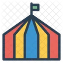 Tent Camp Circus Icon