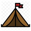 Tent Picnic Shelter Icon