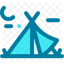 Tent Travel Forest Icon