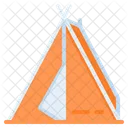 Tent Camping Hiking Icon