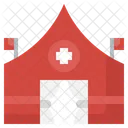Tent Red Cross Hospital Icon