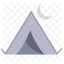 Tent Camp Holiday Icon