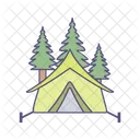Camp Forest Tree Icon