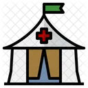 Tent Medical Refugee Camp Icon
