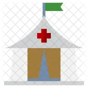 Tent Medical Refugee Camp Icon