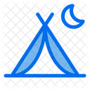 Tent Camping Vacation Icon