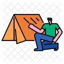 Tent Outdoor Summer Icon