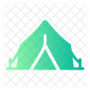 Tent Travel Fire Icon