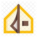 Travel Gear Tent Tourism Icon
