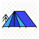 Camp Camping Cover Icon