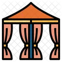 Tent Circus Amusement Park Icon