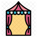 Tent Circus Amusement Park Icon