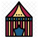 Tent Circus Amusement Park Icon