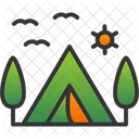 Tent Outdoor Camp Icon