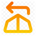 Tent-arrow-turn-left  Icon
