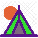 Tent Day Icon