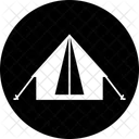 Tent House Forest Icon