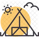 Tent Outdoors Camping Icon