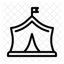Tent Refugee Camp Shelter Icon