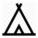 Travel Vacation Tent Icon