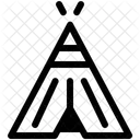 Tent Wigwam America Icon