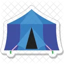 Tent House Beach Icon