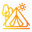 Tent Camping Travel Icon