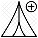 Tent Refugee Camp Hospital Icon