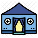 Tent Emergency Red Cross Icon