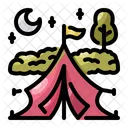 Tent Camping Outdoor 아이콘