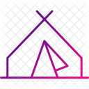 Tent Help Camp Icon