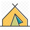 Tent Help Camp Icon