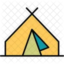 Tent Help Camp Icon
