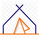 Tent Help Camp Icon