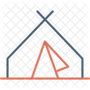 Tent Help Camp Icon