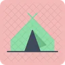 Tent Help Camp Icon