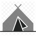 Tent Help Camp Icon