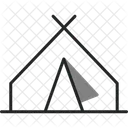 Tent Help Camp Icon