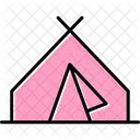 Tent Help Camp Icon