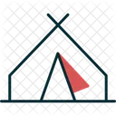 Tent Help Camp Icon
