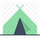 Tent Help Camp Icon