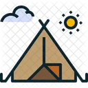 Exterieur Camping Camp Icon