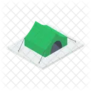 Tente de camping  Icône