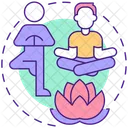 Tente meditação  Icon