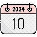 Tenth Calendar 2024 Icon