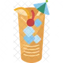 Tequila Sunrise Cocktail Icon