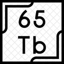 Terbio Tabla Periodica Quimica Icono