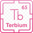 Terbium Preodic Table Preodic Elements Icon