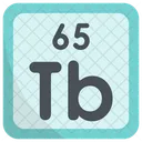 Terbium Periodic Table Chemists Icon