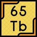 Terbium Periodic Table Chemistry Icon